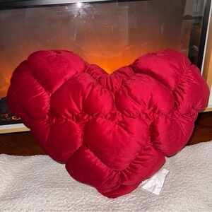 Target Red Heart-Shaped Pillow